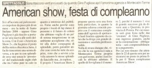 American Show Lap Dance Toscana La Nazione 04-02-05 Compleanno  
